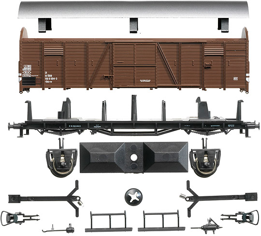 Boxcar assemble kit<br /><a href='images/pictures/Roco/66382.jpg' target='_blank'>Full size image</a>